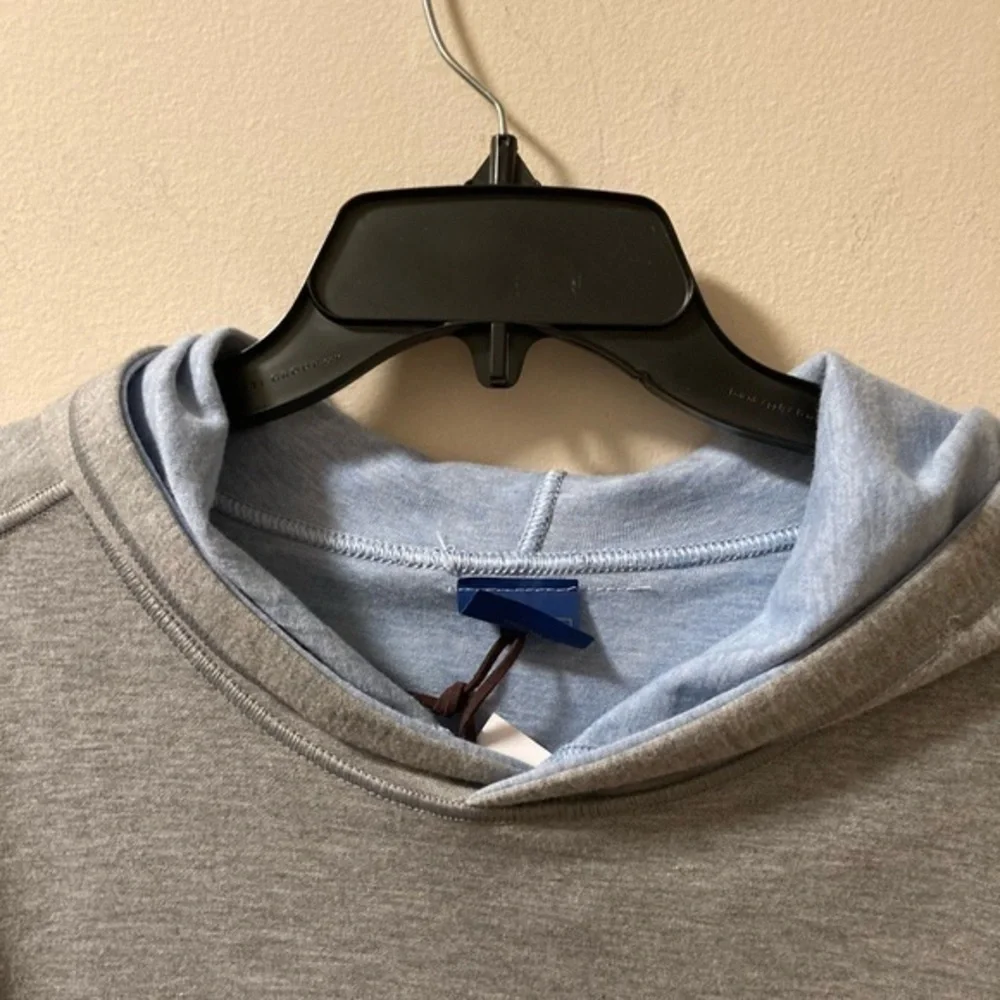 NWT WILKENS Bros Sweatshirt Heritage XXL Reversible Gray/Blue Hooded Lightweight